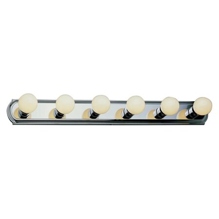 Trans Globe Six Light Polished Chrome Vanity 3236 PC
